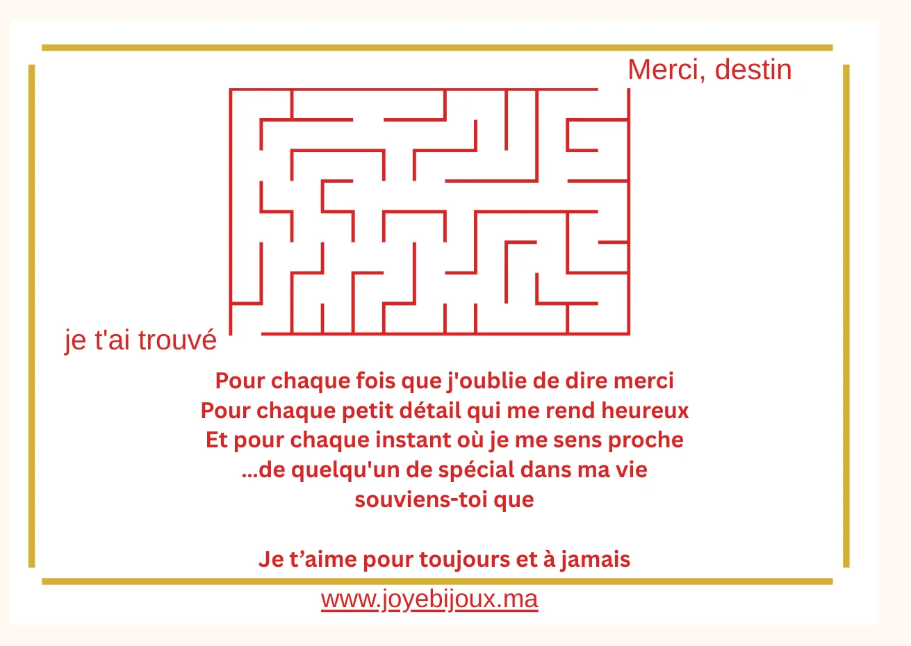 Carte d'Amour